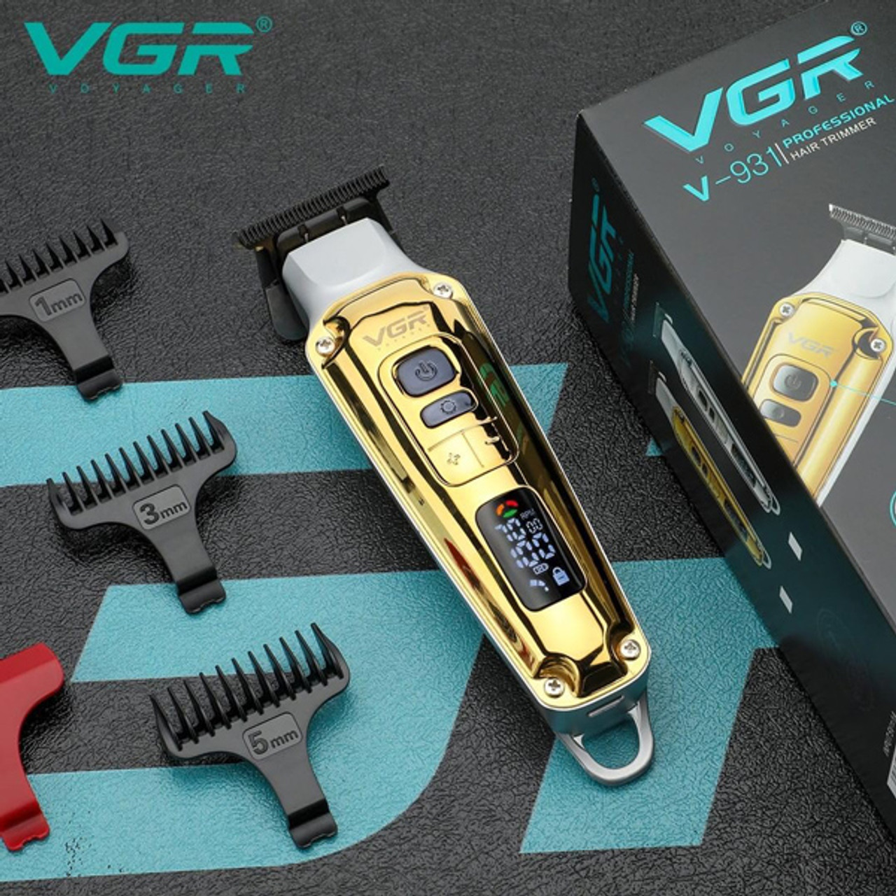 VGR 931 Hair Clipper Rechargeable Portable Professional Adjustable Personal Care Barber Trimmer For Men Salon