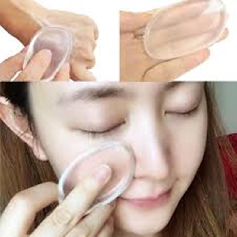Multipurpose Face And Eye Massage Cum Makeup Silicone Sponge Blender