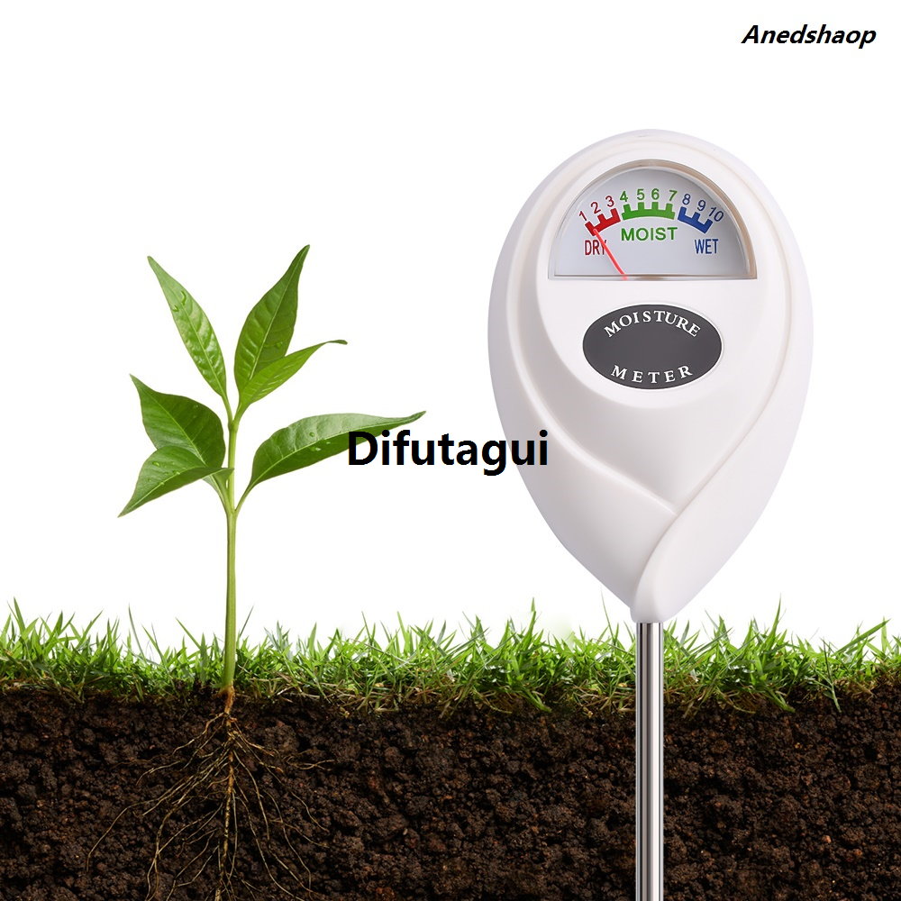 Difutagui Moisture Sunlight PH Meter 3 in1 Soil Water Acidity Humidity Light High Portable Quality PH Test Garden Plants Flowers Moist Tester Testing Instrument