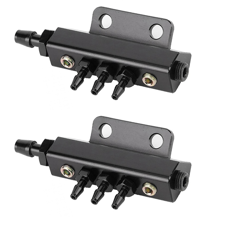 OYPFXMI 4X Vacuum Manifold, 5 Port Car Vacuum Block Intake Manifold Fuel Gas Wastegate Turbo Boost