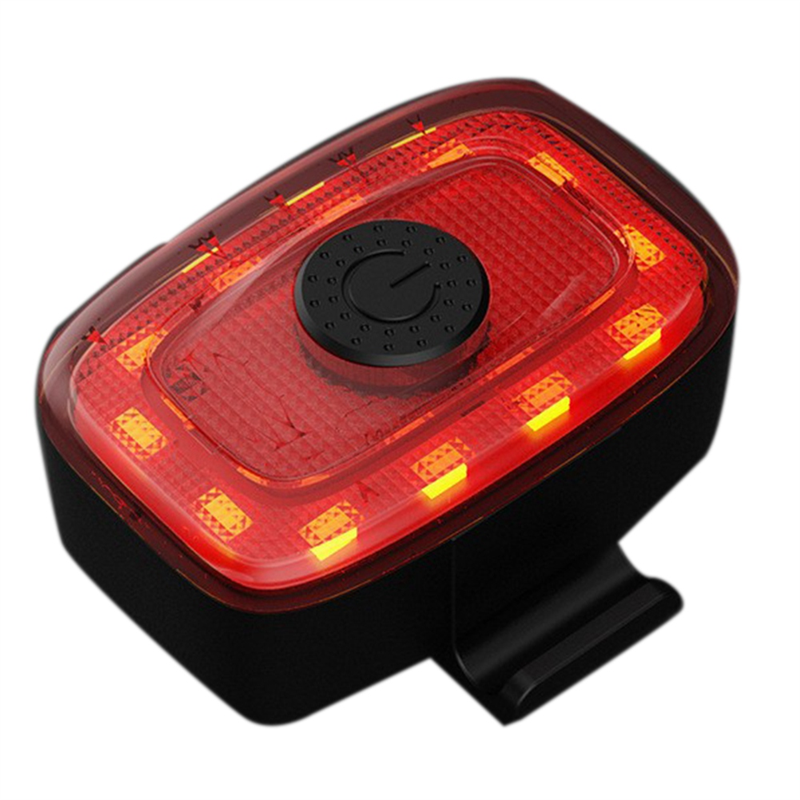 JAERBEE Bicycle Rear Light Bike Tail Light USB Rechargeable Road Saddle Seatpost LED Warning Cycling Lamp