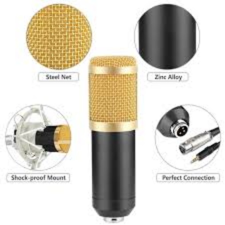 Professional BM800 karaoke Condenser anchor computer recording support large diaphragm live broadcast mic