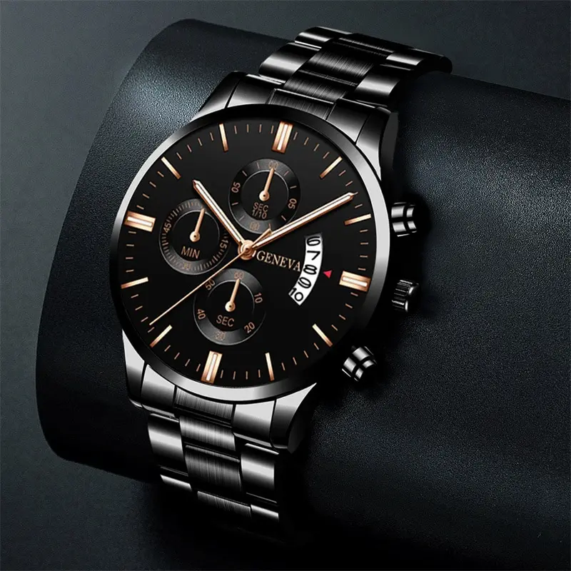 Fashion Mens Watches Luxury Silver Stainless Steel Quartz Wrist Watch Man Business Wristwatches for Men Clock Reloj Hombre Bles Online DZ-10A-23