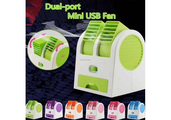 USB Air Conditioner Shaped Mini Cooler Fan
