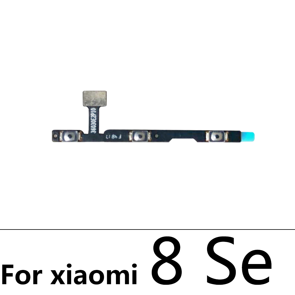 NEW 【7efc9af3】Power On Off Volume Side Button Key Flex For Xiaomi Mi 8 9 se 11 Lite / Mi 10T 10 Note 10 Pro Lite Replacement parts