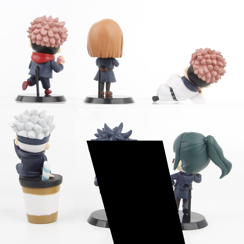 6pcs/set Anime Jujutsu Kaisen Figure Model Toys 9cm