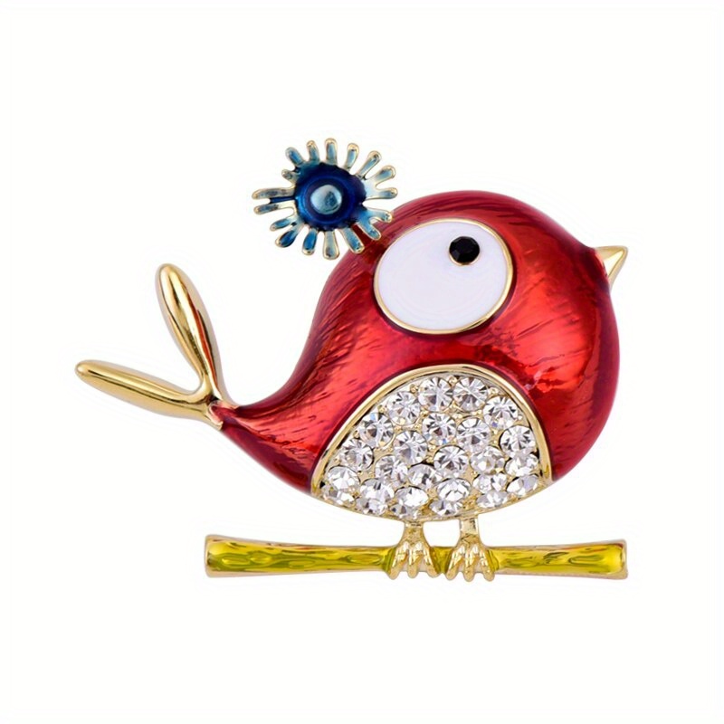 Cute Small Bird Brooches For Women Enamel Flying Bird Weddings Party Office Brooch Pins Gifts