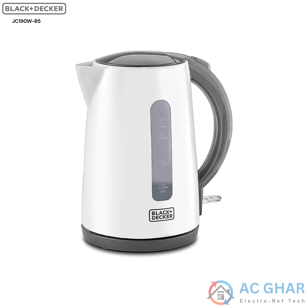 1.7 L Electric Water Kettle with 750W Power, Plastic Body, Fast Boiling, Model JC190W-B5