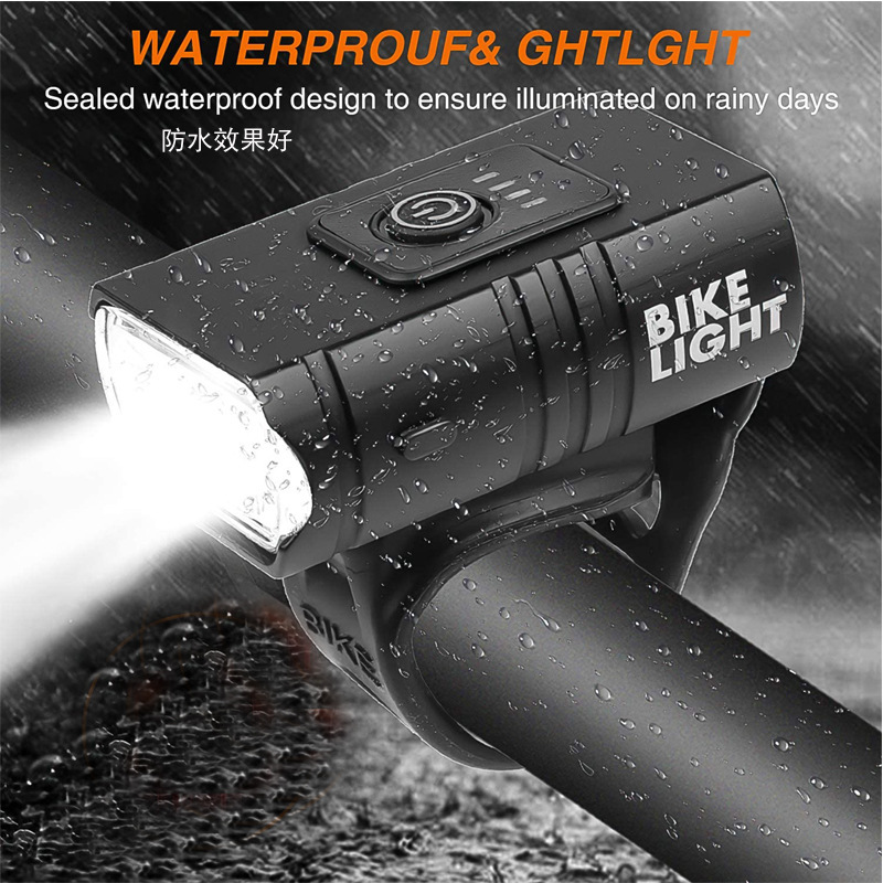 New Bicycle Mini Double Head T6 Bicycle Light Outdoor Night Riding LED Lighting Headlight Waterproof Cycling Gear