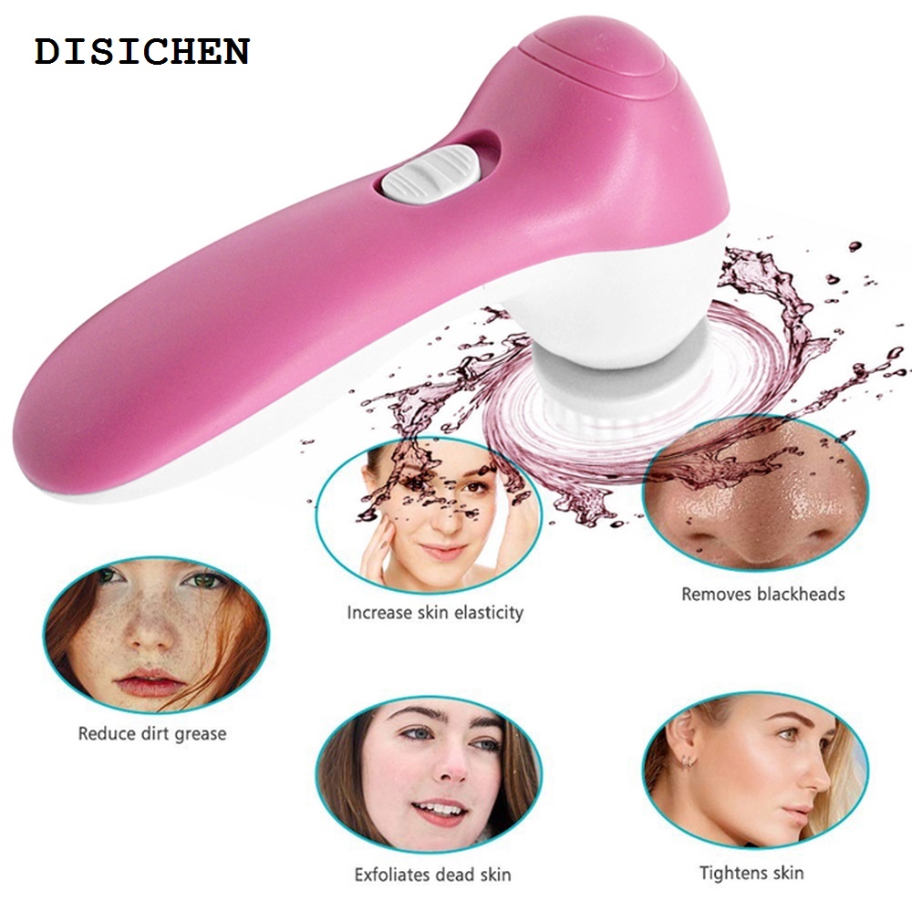 DISICHEN 2025 New Electric Facial Cleaning Brush, Facial Cleaning Machine, Spa Skin Care Massager, Clove Cleaning, Faci Cleaning Tools