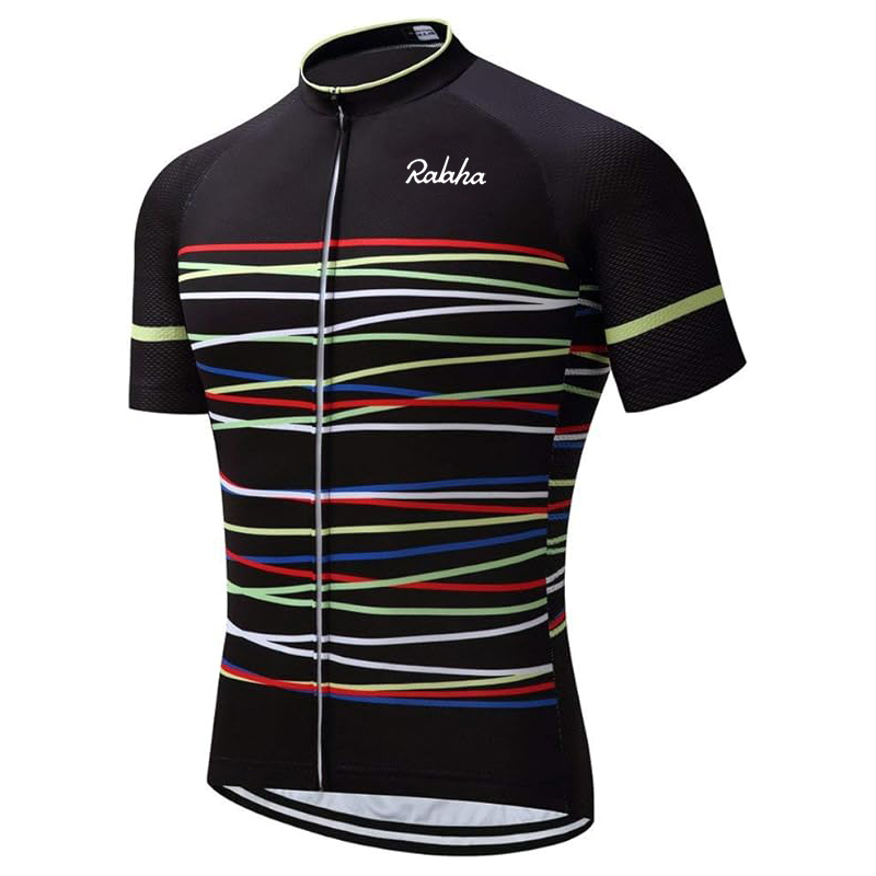 HOT 2023 Ralaha Cycling Jersey Men Bicycle Clothing Male MTB Maillot Clothes Pockets Mountain Bike Shirt Quick drying Racing Summer