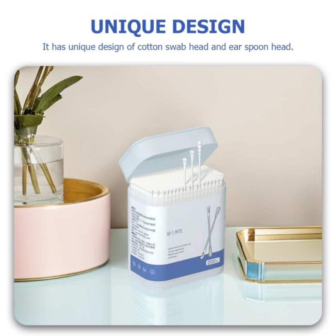 Gentle Touch Kids’ Cotton Swabs - Safe Cleaning