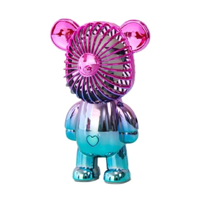 Bear Shaped Mini Fan (Multi Color)