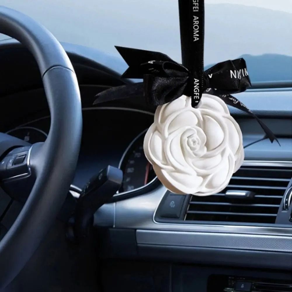 High Quality Cherry Blossom Plaster Aromatherapy Pendant Gypsum Fresh air Car Perfume Pendant Air Freshener Pendant