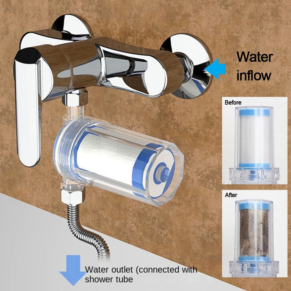 Useful Purifier Output Kitchen Faucet Filter Pre-filter Universal Water Heater Purification Fittings Shower Filter Household Bathroom Fittings