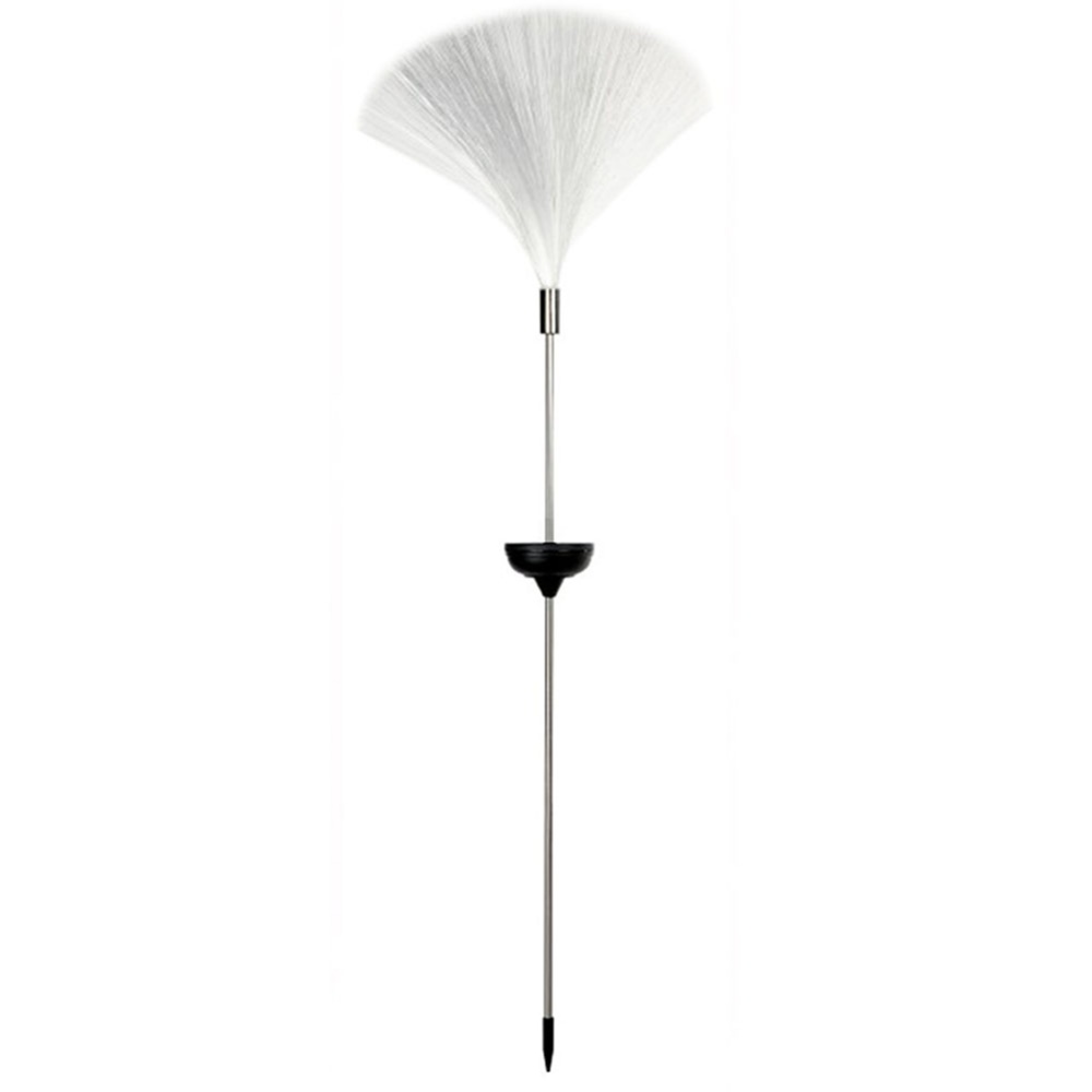 NEW 【Innovative design】POWER LED Garden Yard Light Changing Color Lawn Decorative Lamp LAMPFIBRE OPTIC OUTDOOR Novelty SOLAR Battery Include STAKE
