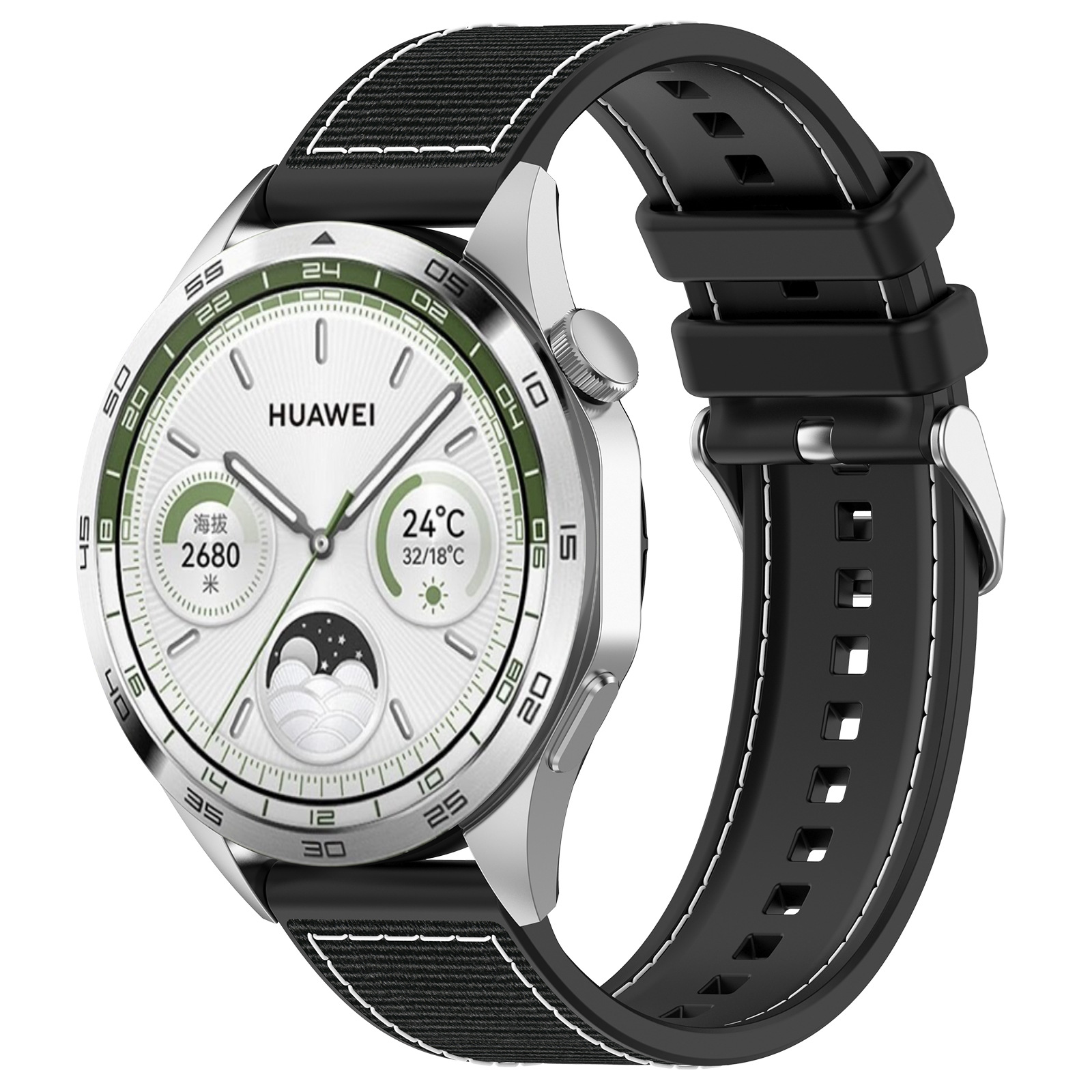 50% discount 22mm Official Style Strap For HUAWEI WATCH GT 4 46mm Silicone Nylon Band For Huawei GT 3 2 Pro 46 Composite Wristbands Bracelet