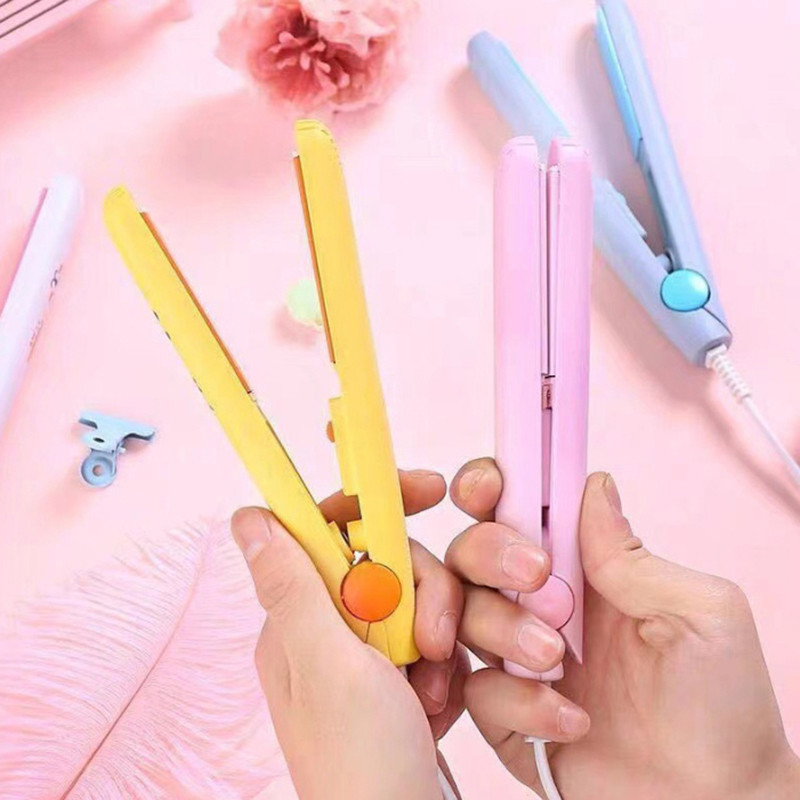 New style A Straight Curls Two Boards Hairdressing Tools Mini Ironing Straighteners Curls Hair Straighteners Plywood BOL