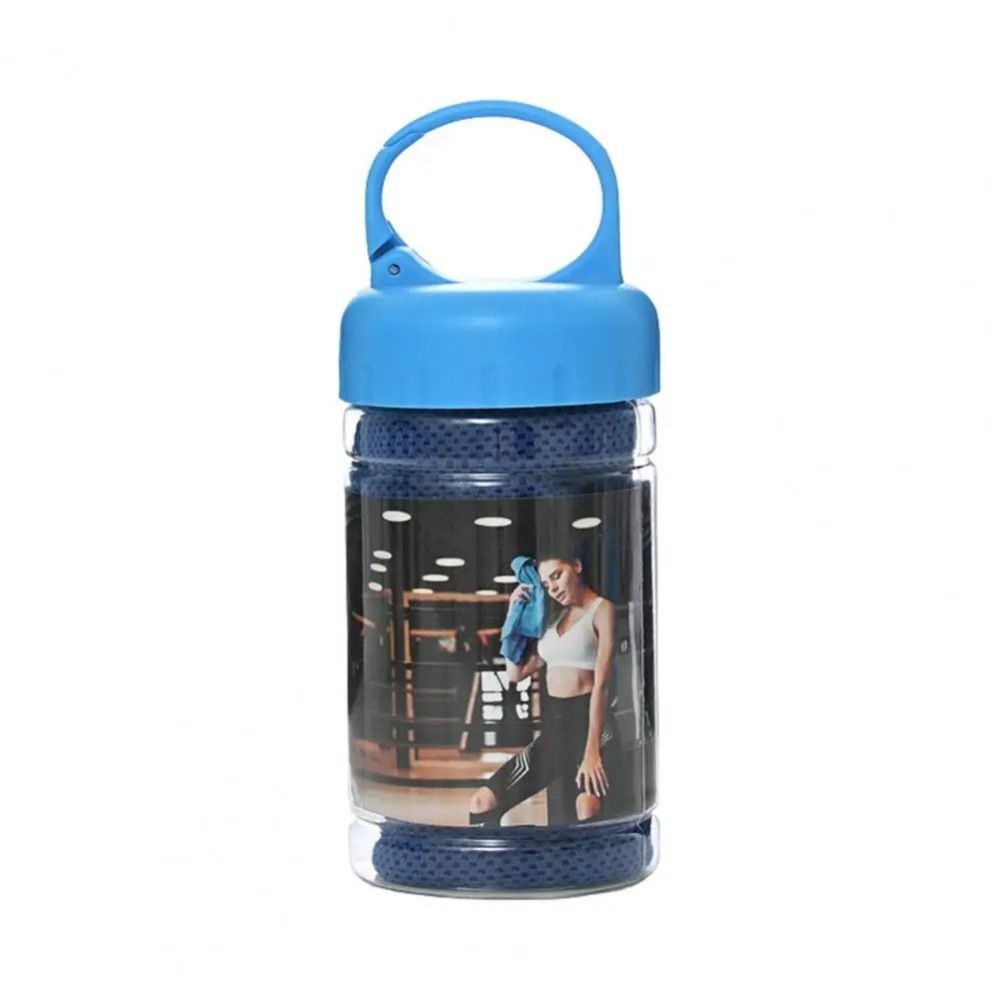 New Mini Quick Dry Fitness Cool Towel Silica Gel Microfiber Sports Quick Dry Cool Towel Towel Silicone Bag Sports