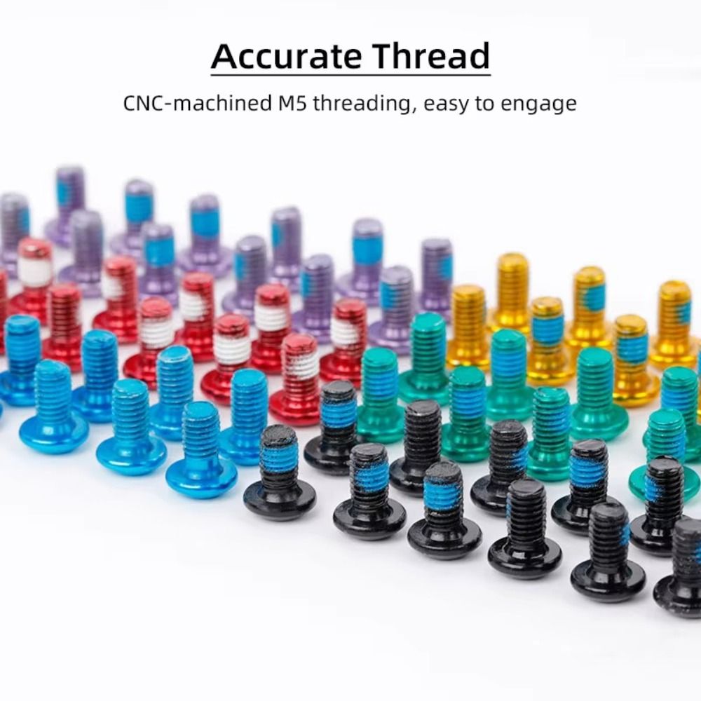 New M5x9mm Bicycle Disc Brake Rotor Bolts Steel Material T25 Torx Disk Brake Bolts Road Bike Brake Screws