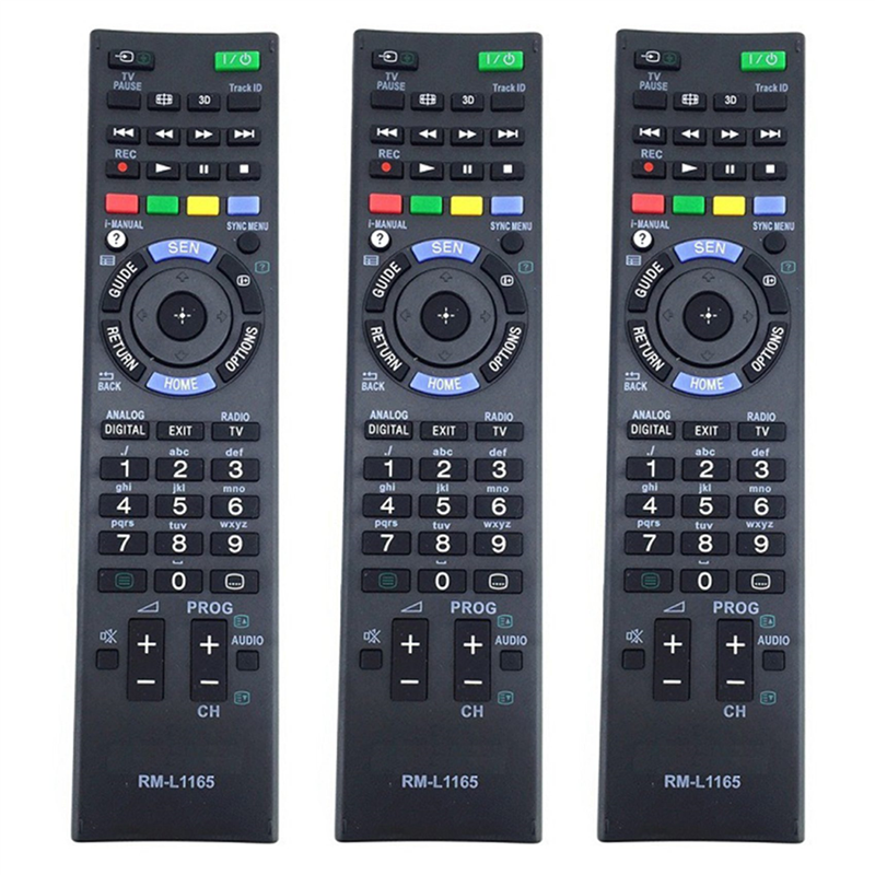 3X Replacement Remote Control -L1165 SMART TV for Universal TV