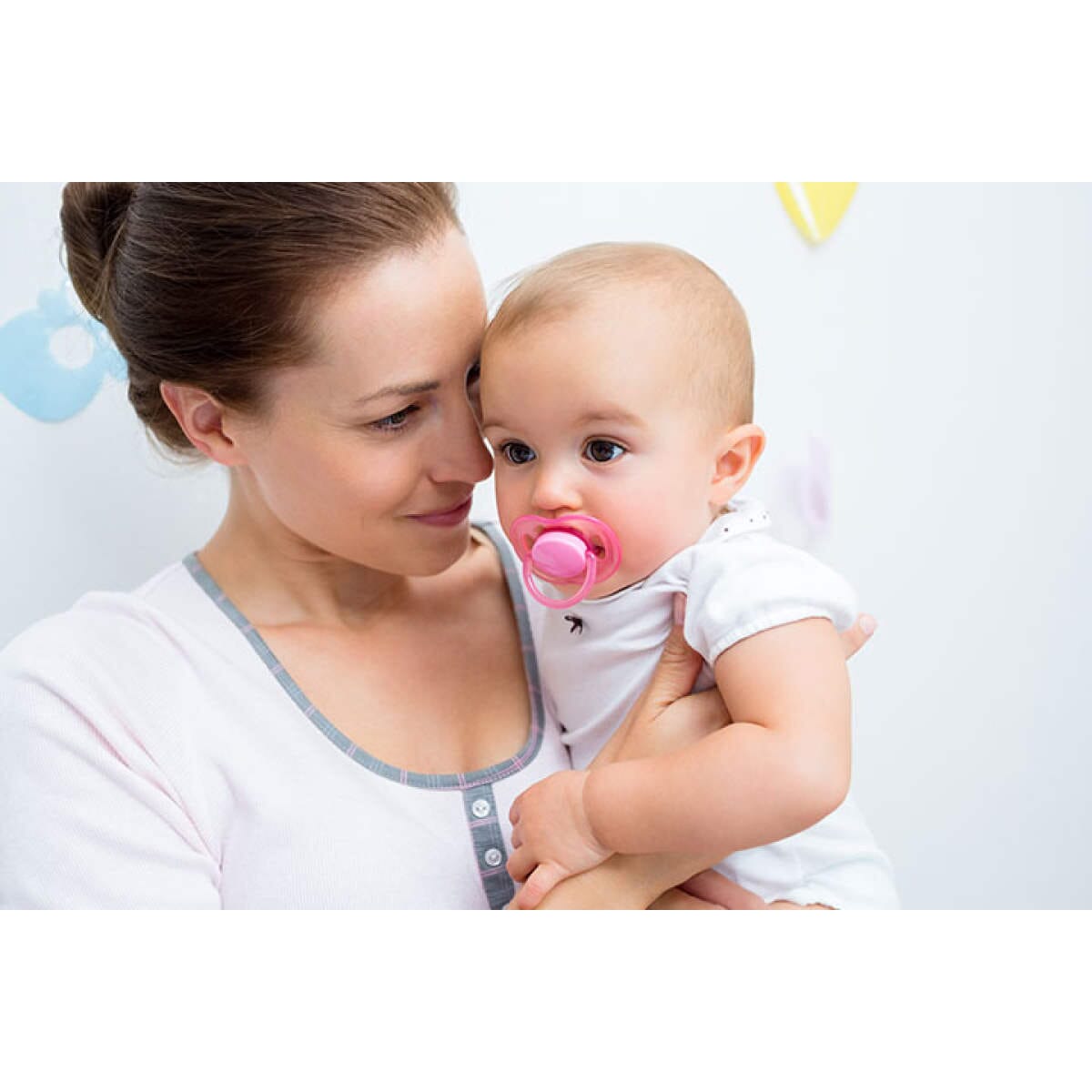 Silicone Material Baby Play Mouth Pacifier- 1 Pcs