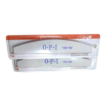 1 Pack Original Professional Quality OPI Nail Filer (100/180 Grit) Manicure Repair Acrylic Nail File
