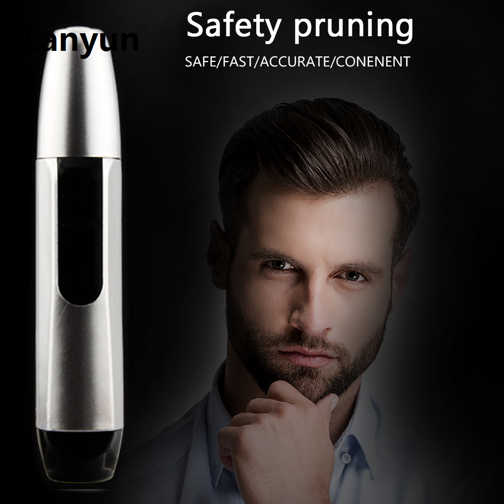 Lanyun Men Nose Hair Trimmer Painless Ear Nose Hair Trimmer Beard Trimmer 2025 New Pocket Size Waterproof for Easy Cleansing Ideal Shaver Gifts