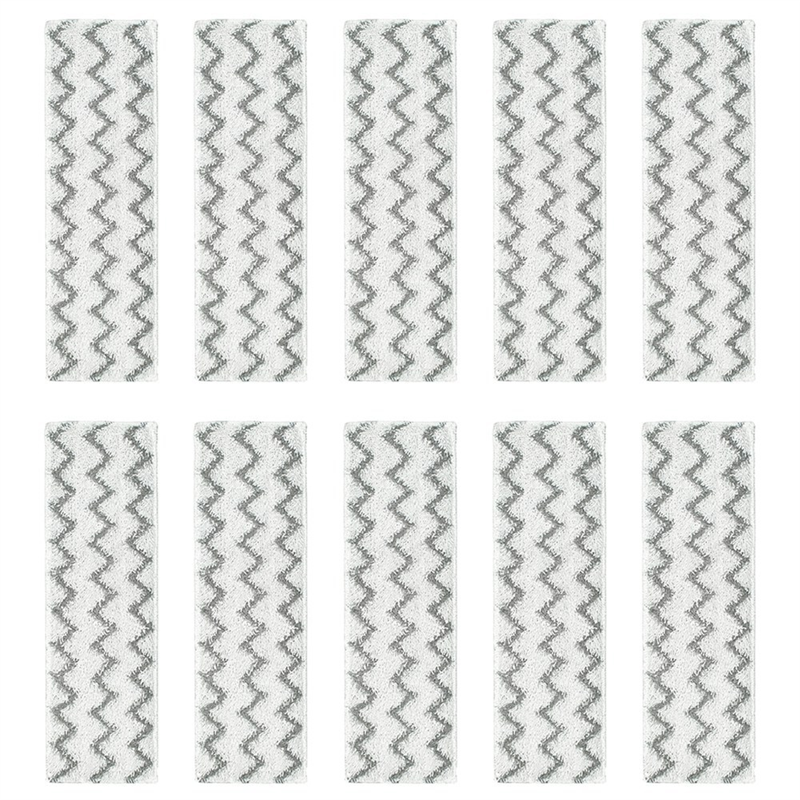 Upgraded Mop Refills Pads for Power Mop Mop Refill Pads Replacement for Power Mop Reusable Gray-White Microfiber