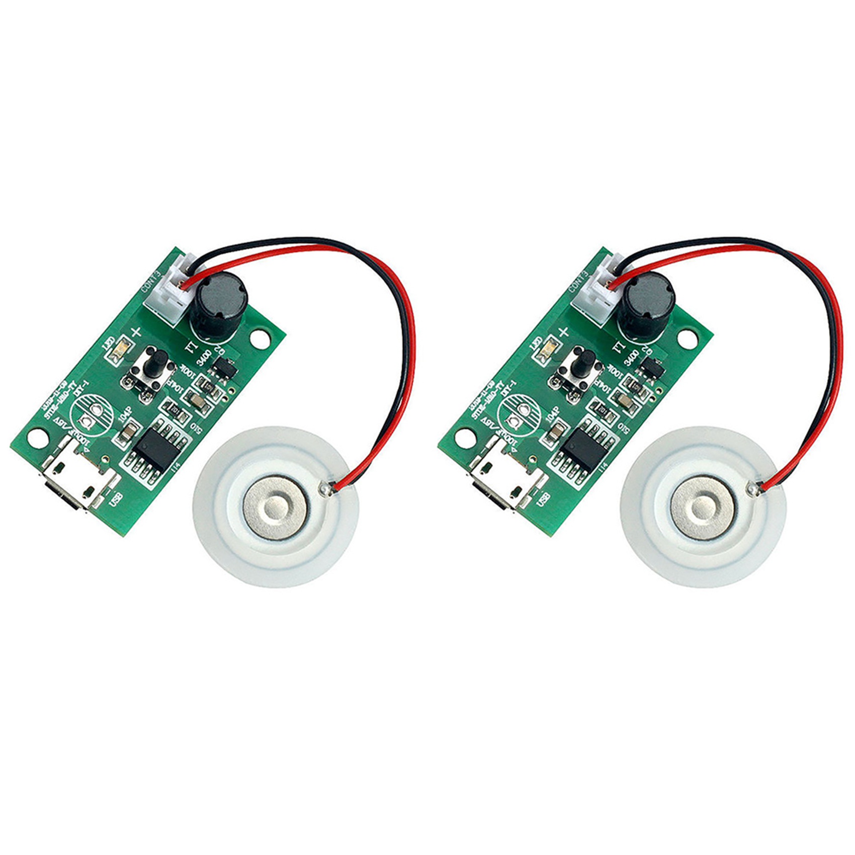 2X Ultrasonic Mist Maker Atomizer Transducer Atomizer Film Plate Accessories Humidifier Rubber Gasket 20MM