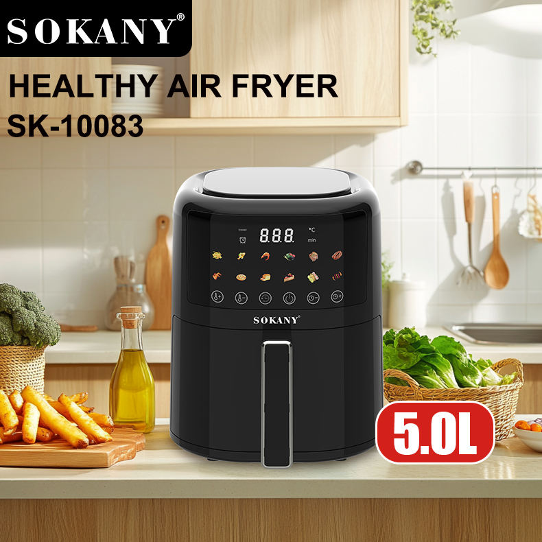 1400W High Power Multifunctional Healthy 5L Air Fryer