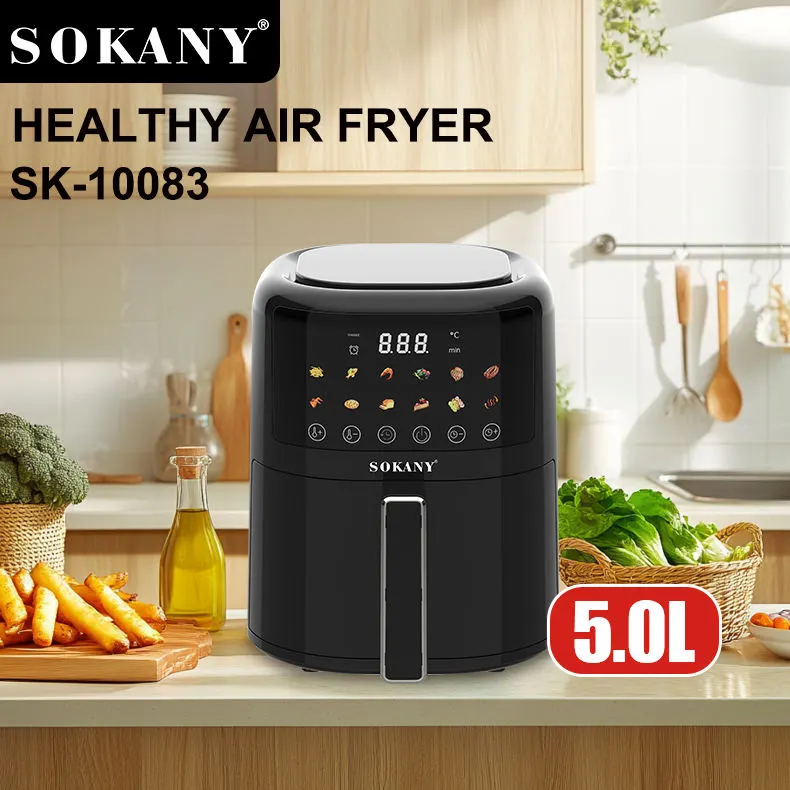1400W High Power Multifunctional Healthy 5L Air Fryer