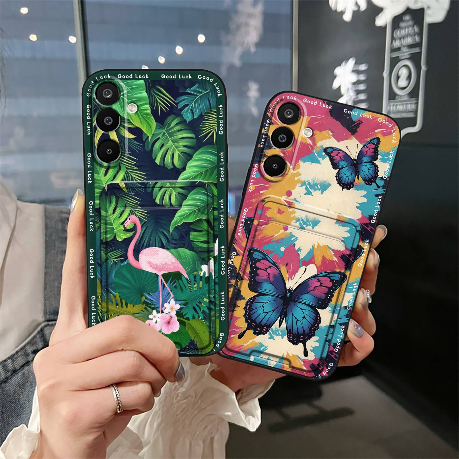 protective TPU Phone Case For Samsung Galaxy M16 5G/SM-M166P Silicone Back Cover Graffiti Durable Full wrap Card slot
