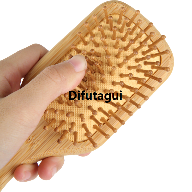 Difutagui Styling Barber Shop Accessories Curly Ladies Leather Styling 【2025 Version】 Hair Brush 1pcs Wooden Massage Comb Hair Anti-static Tools