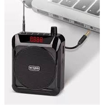 W-King KS12 Wireless Voice Amplifier with Headset Mic - 5W Output, 1800mAh Battery, FM/USB/TF Support, Portable Teacher & Tour Guide Speaker