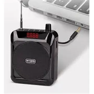 W-King KS12 Wireless Voice Amplifier with Headset Mic - 5W Output, 1800mAh Battery, FM/USB/TF Support, Portable Teacher & Tour Guide Speaker