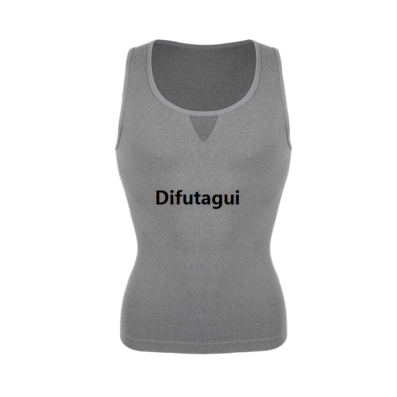 Difutagui Mens Slimming Body Shaper Shapewear Abs Abdomen Compression Shirt Special to Hide Gynecomastia Moobs Workout Tank Tops Undershirts