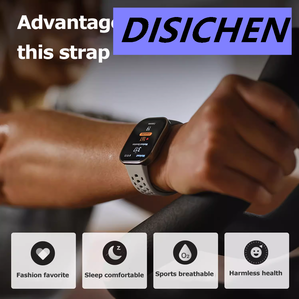 DISICHEN Official soft Silicone Case+band for Amazfit Bip 6 strap Replacement for Amazfit Bip 6 SmartWatch 46mm Bracelet Accessories