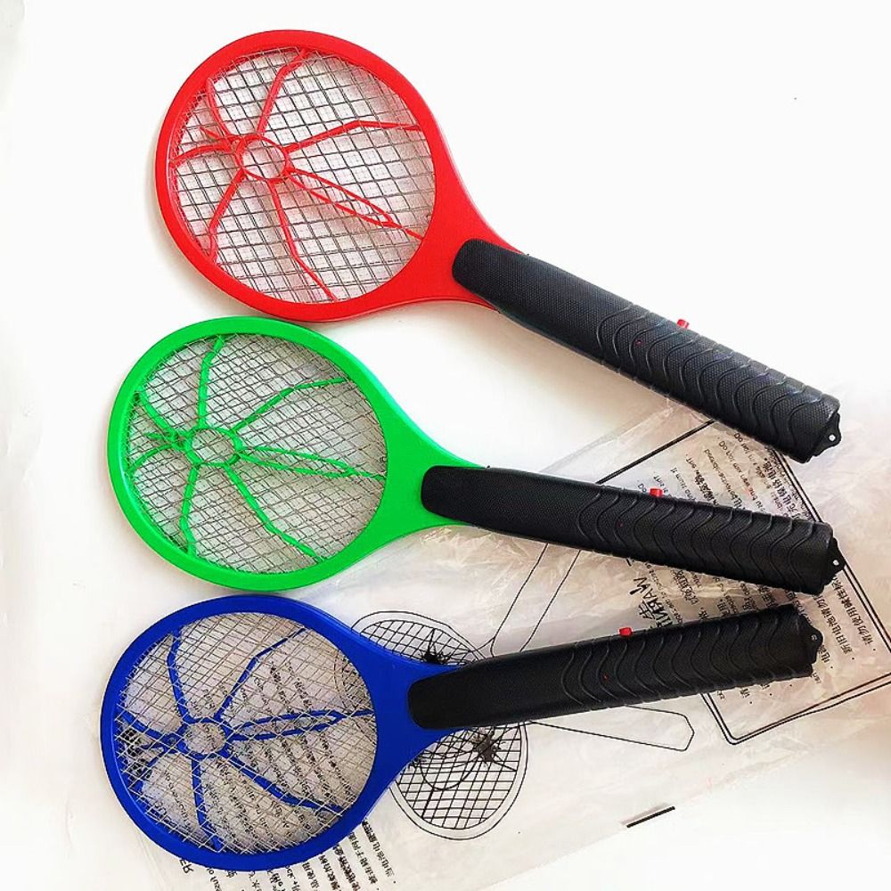 Summer Supplies Plastic Electric Fly Insect Racket 5 Colors Portable Zapper Killer Mosquito Wasp Swatter Bug Outdoor