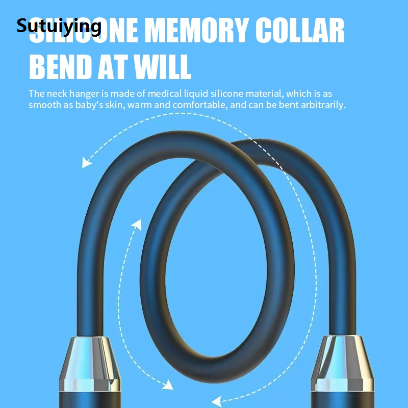 Sutuiying Wireless Bluetooth Headphones Neck Stereo Noise High Quality Reduction Universal Sports Earphone Microphone