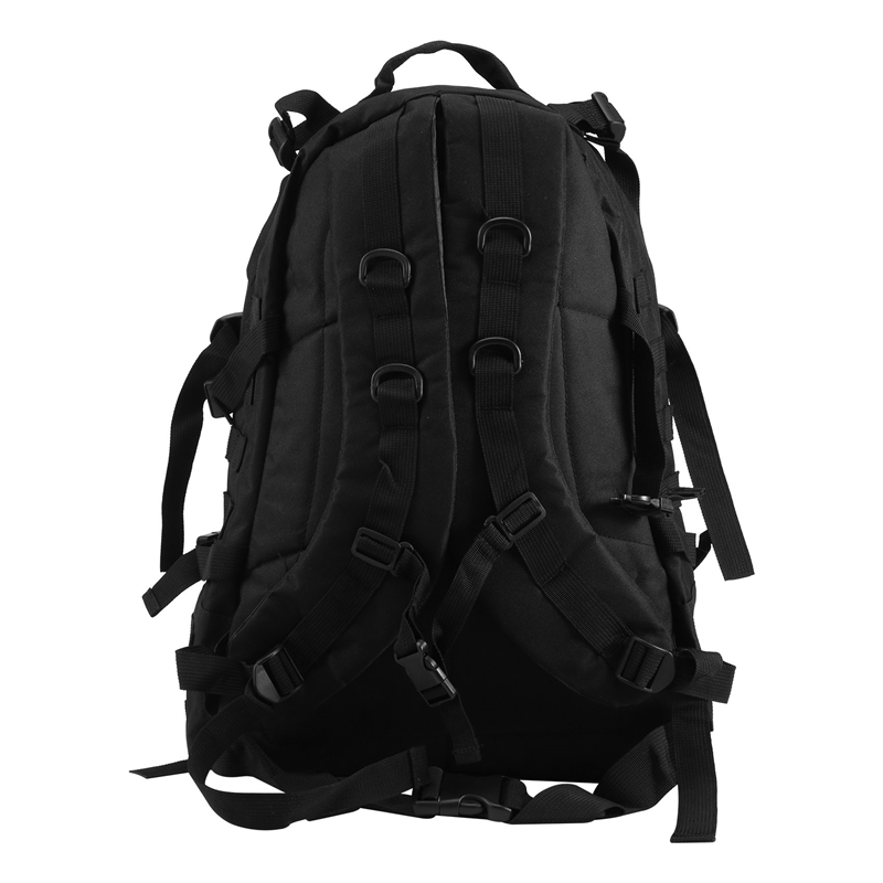 Outdoor 40L 600D Waterproof Oxford Cloth Backpack Bag Black