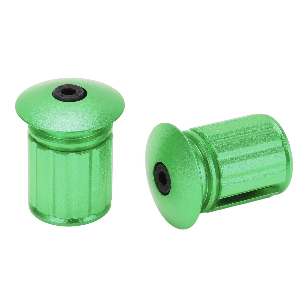 1 Pair Durable Aluminum Material Bike Expansion Bar Plug Easy Installation Adjustable Bike Handle Grip End Caps Lightweight Handlebar End Plugs Bike Accessories