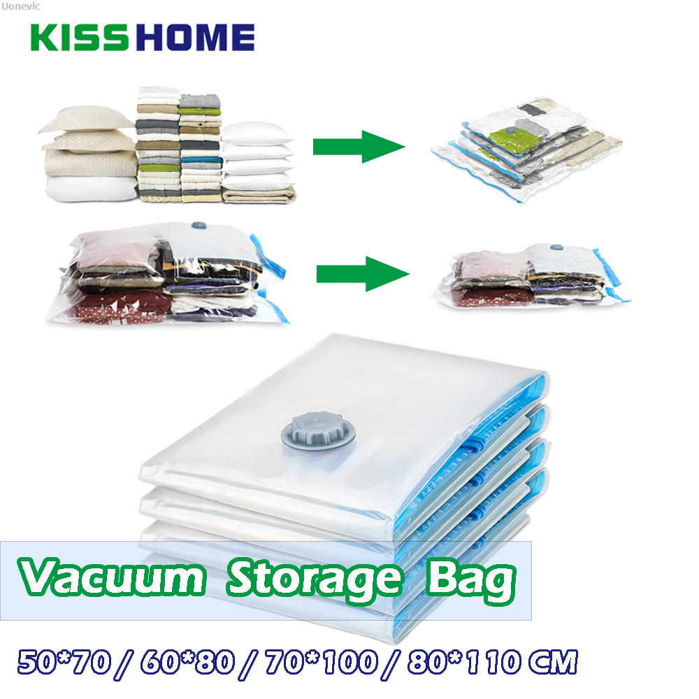 NEW Uonevic Storage, Storage, Saving, Stacking, Super Large Compression, [Clearance and Price Reduction], Sales promotion 4 Sizes, Vacuum Storage, Transparent Frame, Foldable Space, Sealed Bag