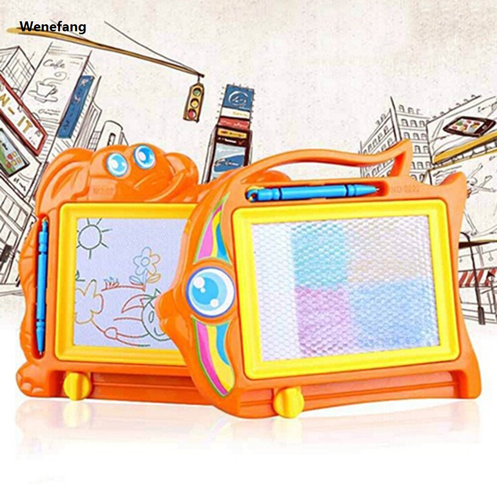 Wenefang Lovely Animal Pattern Magnetic Drawing Training Board Sketch Pad Doodle Writing Craft Art for Children Kids