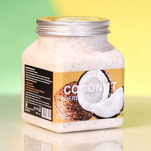 Coconut Sherbet Body Scrub & Nourish Skin 500ml