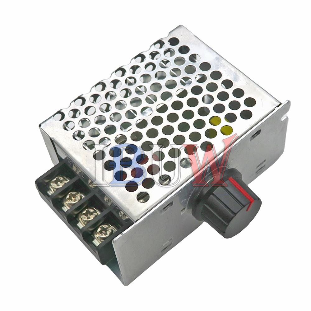 High power imported voltage regulator, dimmer control motor, adjustable 220V110V4000WAC-SCR speed controller, thermostat