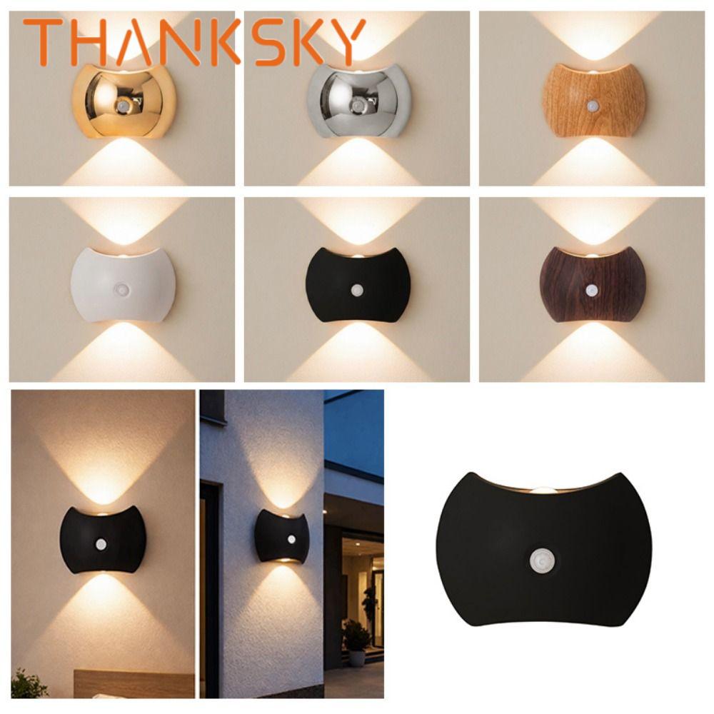 Emergency Light No Drill LED Motion Sensor Wall Light Magnetic Waterproof Infrared Sensor Wall Lamp Rechargeable Auto On/Off LED Induction Lights Outdoor Wall