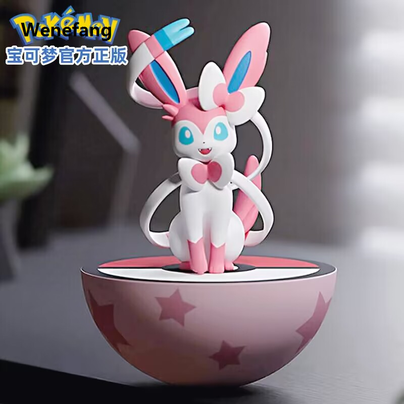 Wenefang New 9 Style Pokemon pikaqiu Quaxly Fuecoco Sylveon Genger Sprigatito High Quality Pokémon Model tumbler Anime Figure Ornaments Toy
