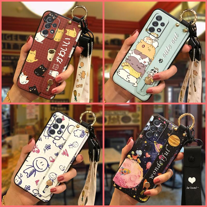Kickstand Back Cover Phone Case For Samsung Galaxy A53 5G/SM-A536U Anti-dust Cute phone pouch mobile case ring Soft case