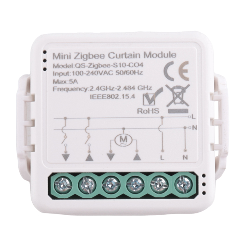 Tuya Smart Zigbee Curtain Switch Module for Roller Shutter Electric Motor Smart Life APP Remote Control Easy to Use